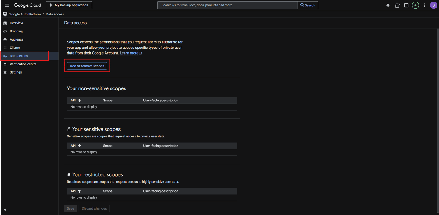 How to create a Google Cloud project and OAuth consent screen for your ...