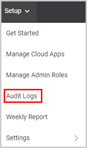 Audit logs