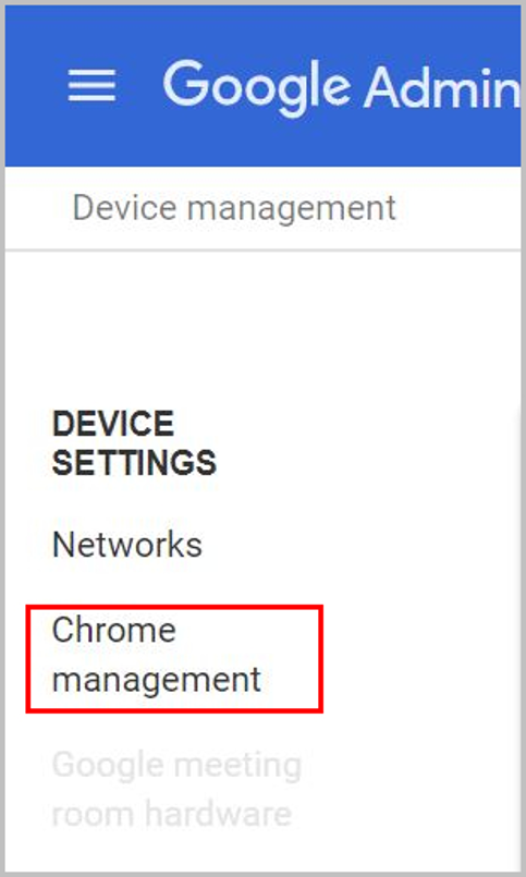 Chrome Management