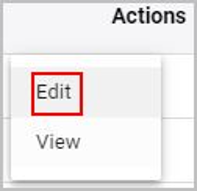 Edit option