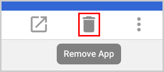 15. remove app