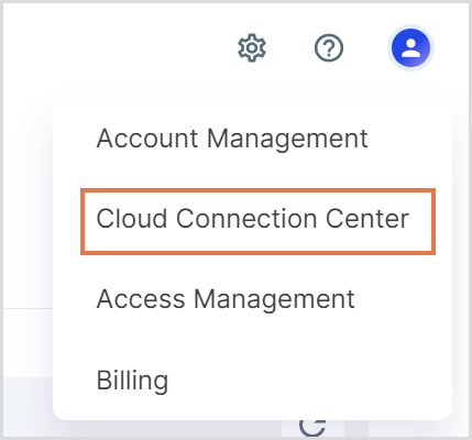 Click cloud connection center
