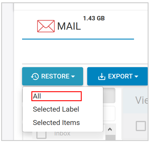 Restore Mail