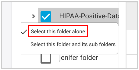 Restore Selected Folder