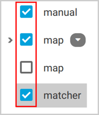 Select the folders