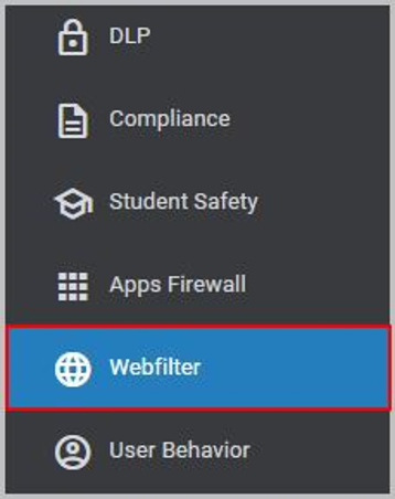 Webfilter option