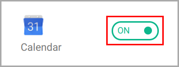 calendar backup_service on