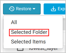 office 365 selected folder